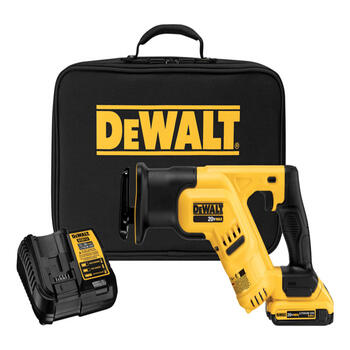 DeWalt 20V MAX 20 V Cordless Brushed Compact Reciprocating Saw Kit (Battery & Charger)