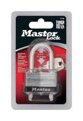 Master Lock 1-3/32 in. H X 1-1/32 in. W X 1-3/4 in. L Laminated Steel Warded Locking Padlock 1