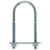 Hampton 1/4 in. x 1-3/8 in. W x 3-3/8 in. L Coarse Zinc-Plated Steel U-Bolt