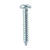 HILLMAN 8 x 1 in. L Phillips Pan Head Zinc-Plated Sheet Metal Screws 100 per box Steel