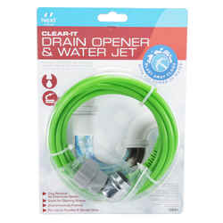 Danco Clear-It 1-1/4 in. Drain Opener and Water Jet 10 ft.