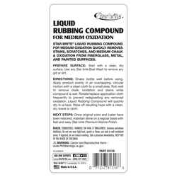 Star Brite Liquid Rubbing Compound 16 oz.