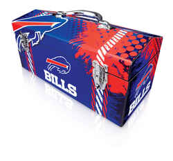 Sainty International Steel Art Deco Tool Box 7.1 in. W x 7.75 in. H Buffalo Bills 16.25 in.