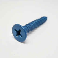 Ace 1/4 in. x 1-3/4 in. L Phillips Flat Head Ceramic Steel Masonry Screws 1 lb. 60 pk