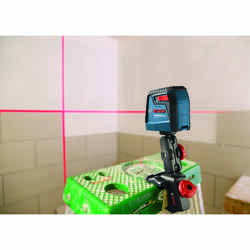 Bosch 2 Self Leveling Self Leveling Cross Line Laser 30 ft. 4 pc.