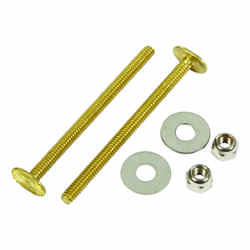 Ace Toilet Bolt Set 1/4 in. H x 3-1/2 in. L Brass