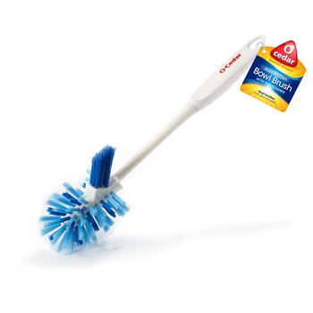 O-Cedar 5.4 in. W Plastic Bowl Brush