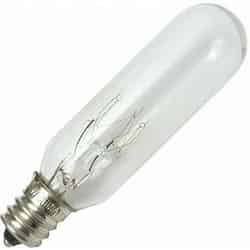 GE Lighting indicator 15 watts T6.5 Incandescent Bulb 100 lumens White 1 pk Tubular