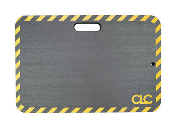 CLC Work Gear 14 in. L x 21 in. W Nitrile Butadiene Rubber Medium Kneeling Mat Black Non-Marrin