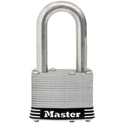 Master Lock 1.75 in. W Stainless Steel 4-Pin Tumbler Laminated Padlock 1 each Keyed Alike