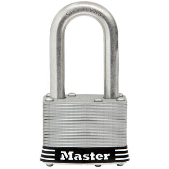 Master Lock 1.75 in. W Stainless Steel 4-Pin Tumbler Laminated Padlock 1 each Keyed Alike