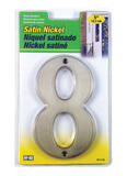 Hy-Ko 5 in. Nickel Silver 8 Number Nail-On