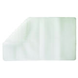 Living Accents 28 in. L x 16 in. W Clear Thermo Plastic Elastomer Bath Mat Latex Free