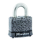 Master Lock 1-5/16 in. H x 1 in. W x 1-9/16 in. L Steel Double Locking Padlock 1