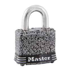 Master Lock 1-5/16 in. H x 1 in. W x 1-9/16 in. L Steel Double Locking Padlock 1