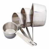 Good Cook Stainless Steel Silver Measuring Set