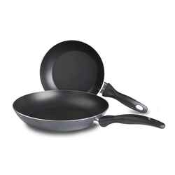 T-Fal Aluminum Fry Pan Set 8 & 10 in. Black