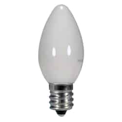 Satco C7 E12 (Candelabra) LED Bulb Warm White 5 Watt Equivalence 1 pk
