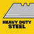 Stanley Steel Heavy Duty Blade Dispenser with Blades 2-7/16 in. L 50 pc