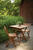 Linon Home Decor Tahoe 3 pc. Teak Bistro Set