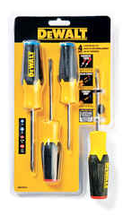 DeWalt 4 pc. Screwdriver Set Steel Assorted in.