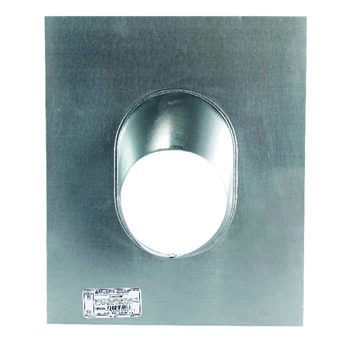 Selkirk 5 in. Dia. Aluminum, Galvanized Adjustable Roof Flashing