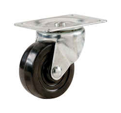 Shepherd 4 in. Dia. Swivel Swivel Caster Wheel/Plate 225 lb.