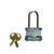 Master Lock 1-5/16 in. H x 1-5/8 in. W x 1-9/16 in. L Laminated Steel Double Locking Padlock 6 p