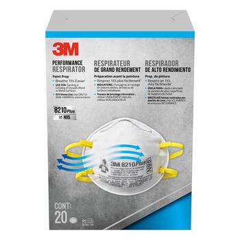 3M Particulate Respirator White 20 pk