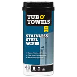Tub O' Towels No Scent Cleaning Wipes 40 wipes Wipes