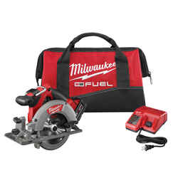 Milwaukee M18 FUEL 5 amps Cordless 18 volt Heavy-Duty Circular Saw Kit Brushless 6-1/2 in. 5000