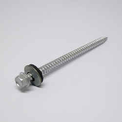 Ace No. 9 x 3 in. L Hex Washer Head Ceramic Steel Self-Sealing Screws