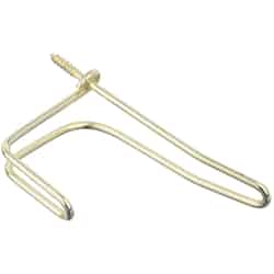 Ace 3-1/4 in. L Gold Brass Bright Brass Coat and Hat Garment Hook 35 lb. per Hook lb. capacity