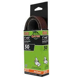 Gator 42 in. L x 1 in. W Aluminum Oxide 50 Grit Coarse 3 pk Sanding Belt