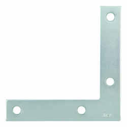 Ace 4 in. H x 3.375 in. W x 4 in. D Zinc Flat Corner Brace