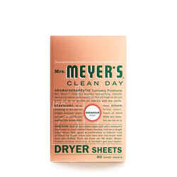 Mrs. Meyer's Clean Day Geranium Scent Fabric Softener Sheets 80 pk