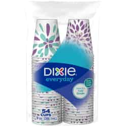 Dixie Multi-Colored Paper FLOWERS BLOOM Cups 54 count