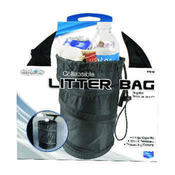 Custom Accessories Black 1 pk Collapsible Trash-It Bag Universally fits all vehicles