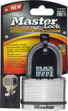 Master Lock 1-1/4 in. W x 2 in. H x 2-1/2 in. L Steel Dual Ball Bearing Locking Padlock 1 pk Key