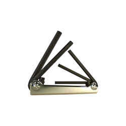 Eklind Tool 3/16 to 3/8 SAE Fold-Up Hex Key Set Multi-Size in. 5 pc.