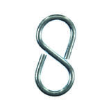 Ace Small Zinc-Plated Silver Steel 1.625 in. L Eight Hook 1 pk 25 lb.