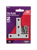 Ace 3 in. H x 3.75 in. W x 3 in. D Steel Tee Plate