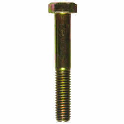 HILLMAN 5/8 in. Dia. x 4 in. L Heat Treated Yellow Dichromate Hex Head Cap Screw 25 box