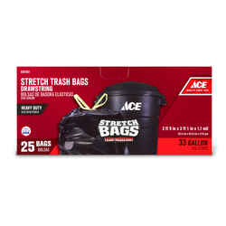 Ace 33 gal. Trash Bags Drawstring 25 pk