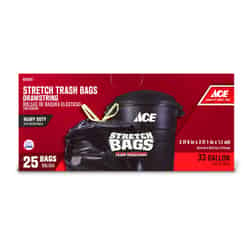 Ace 33 gal. Trash Bags Drawstring 25 pk