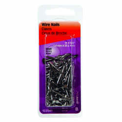 HILLMAN 17 Ga. x 7/8 in. L Bright Steel Wire Nails 2 oz.