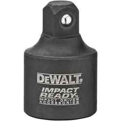 DeWalt 1/2 Square Anvil to 3/8 Square Anvil in. Socket Impact Adapter Steel