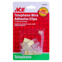 Ace 0 ft. L Modular Telephone Line Cable For Universal Clear