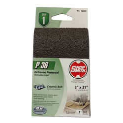 Shopsmith 21 in. L x 3 in. W Ceramic 36 Grit Coarse 1 pk Sanding Belt