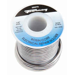 Forney 16 oz. Rosin Core Solder Wire 1 pc. 1/8 in. Dia.